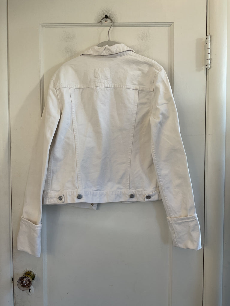 LOOP  -  Helmut Lang White Denim Jacket (#188)