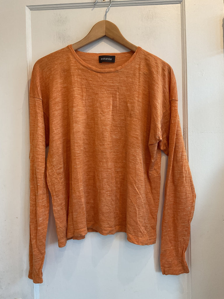 LOOP - Eskander Orange Long Sleeve Top (#362)