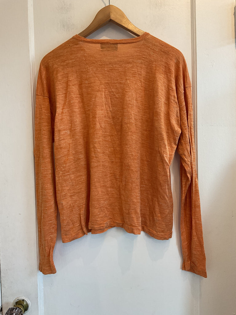 LOOP - Eskander Orange Long Sleeve Top (#362)