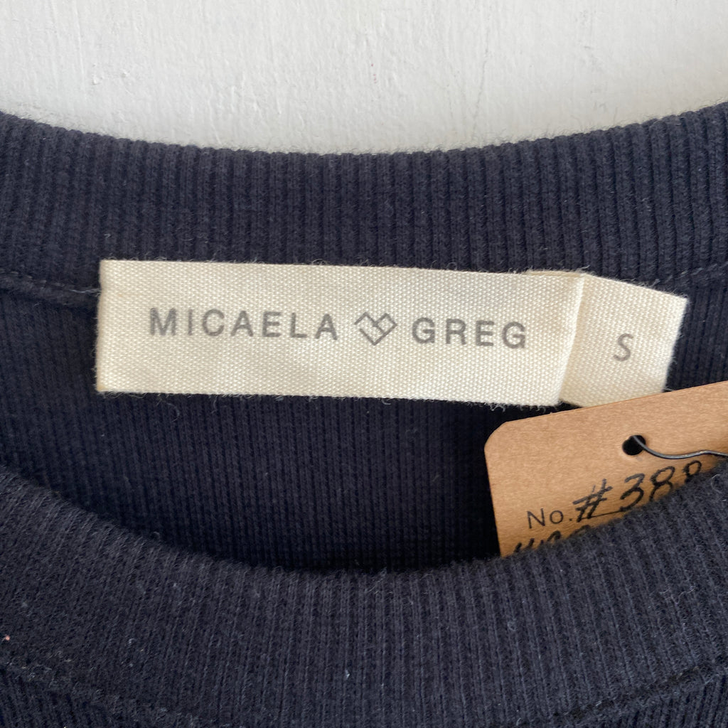 LOOP - Micaela Greg Ribbed Cotton Tee Dress  (#388)