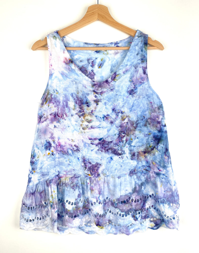 Hipcheck - Ice Dyed Linen Tank, Valentina Naldo