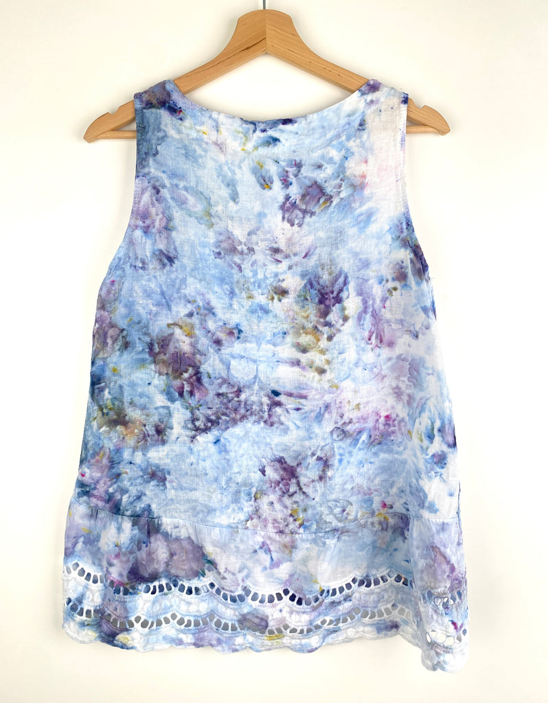 Hipcheck - Ice Dyed Linen Tank, Valentina Naldo