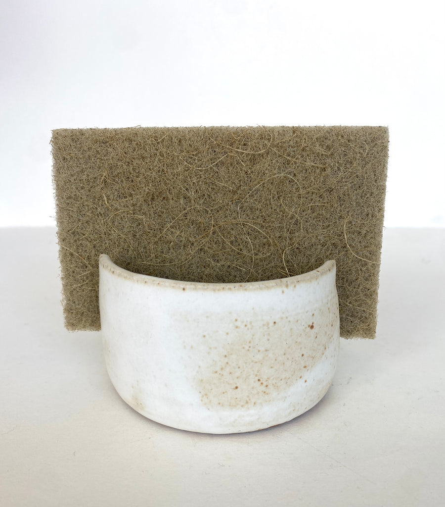 Coastline Ceramics - Sponge Holder Matte White