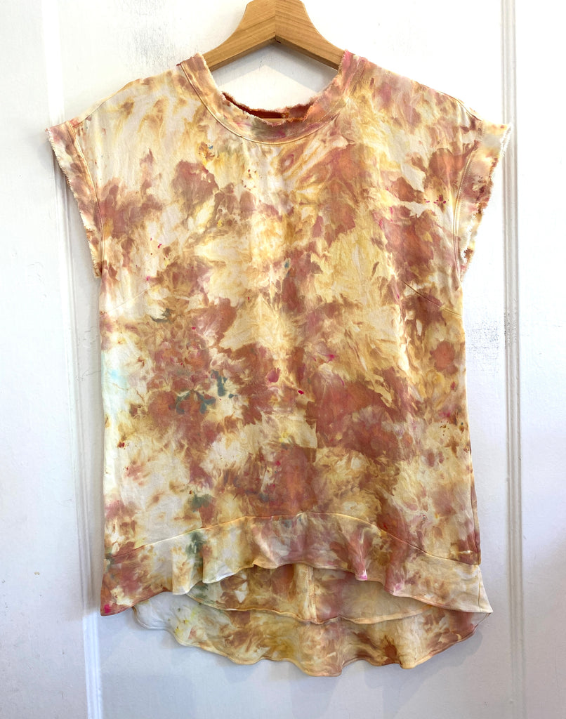Hipcheck - Ice Dyed Silk Top, Veronica Beard