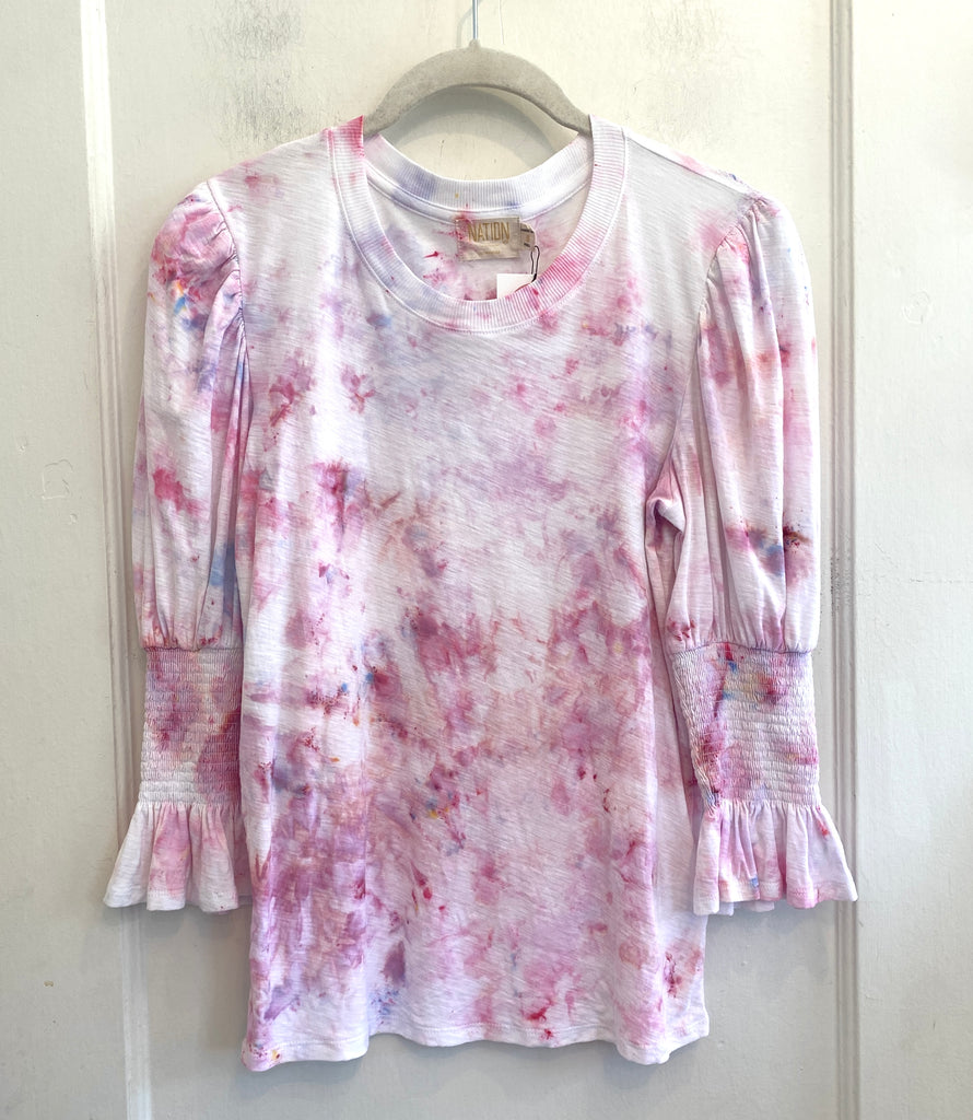Hipcheck - Ice Dyed Cotton Top, Nation