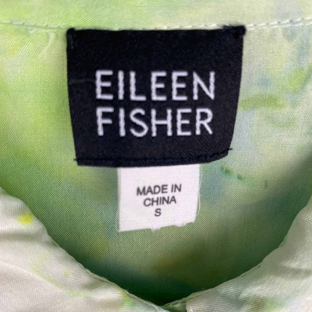 Hipcheck - Ice Dyed Silk Shirt, Eileen Fisher
