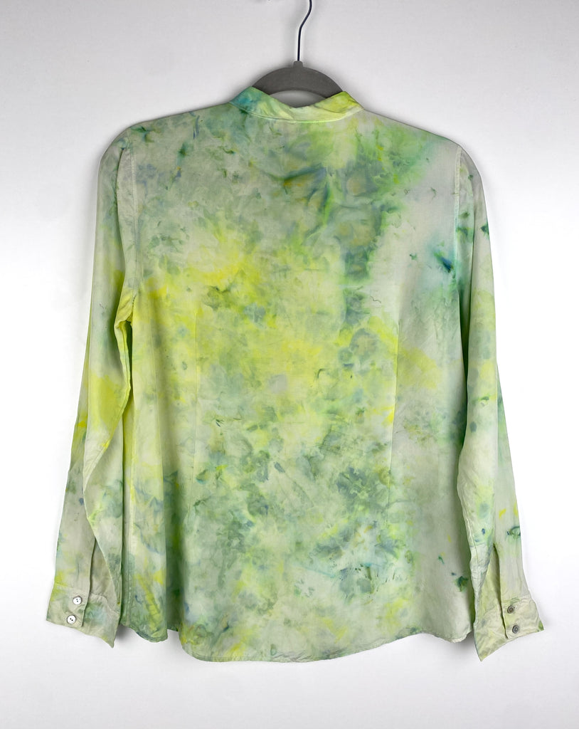 Hipcheck - Ice Dyed Silk Shirt, Eileen Fisher