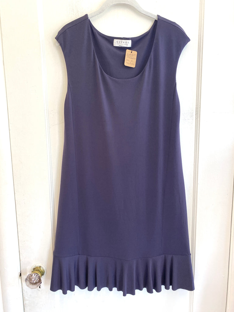 LOOP  -  Velvet Purple Dress (#329)