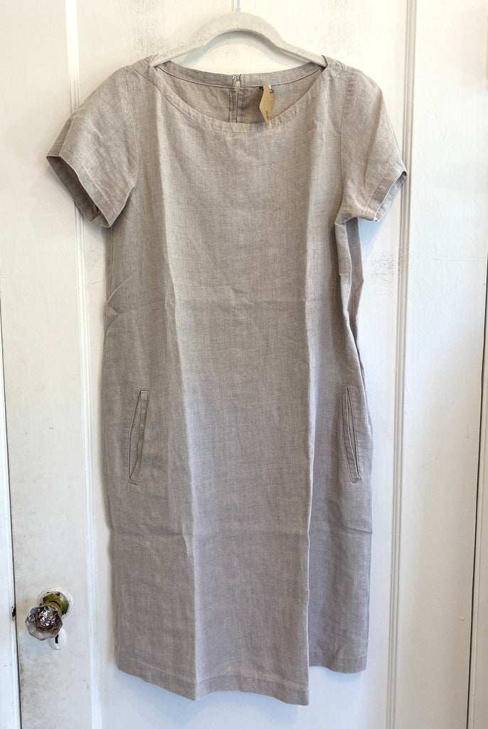 LOOP - Muji Dress Beige Sz S (#177)