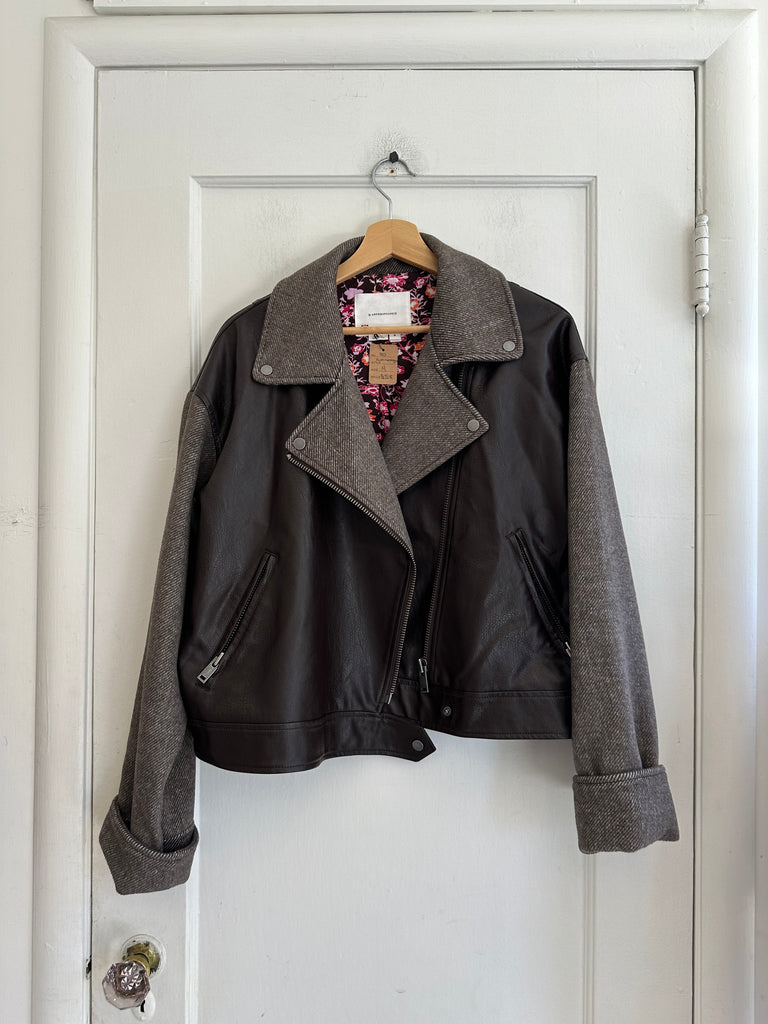 LOOP - Anthropologie Faux Leather Jacket (#80)