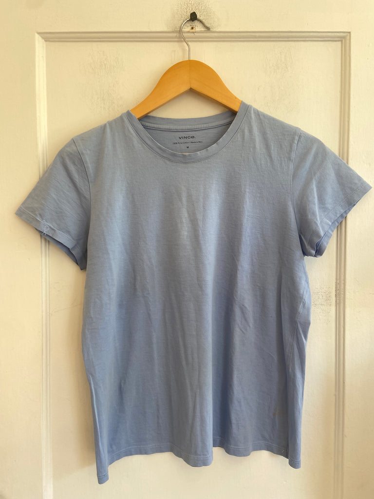LOOP - Vince Pima Cotton T-shirt, Blue  (#315)