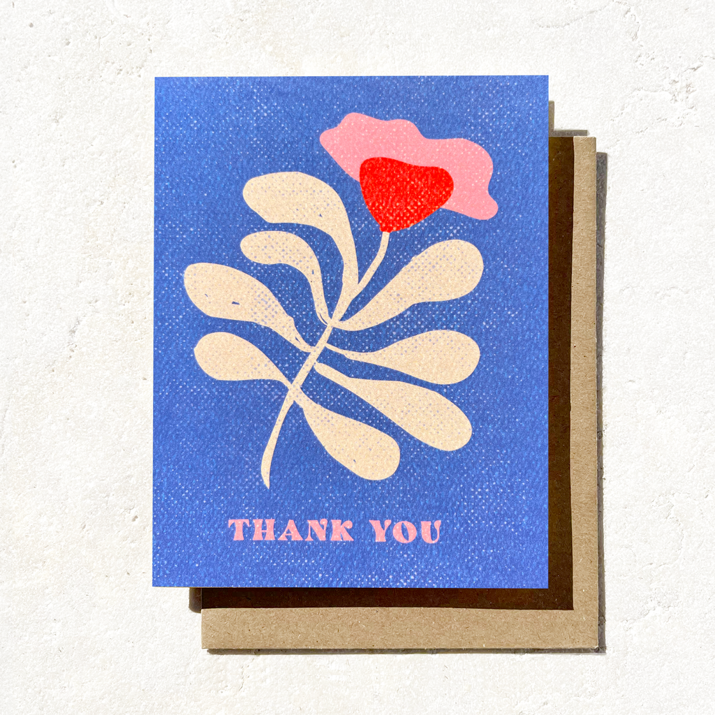 Daydream Prints - Floral Thank You Card | Modern Card | Abstract Thanks