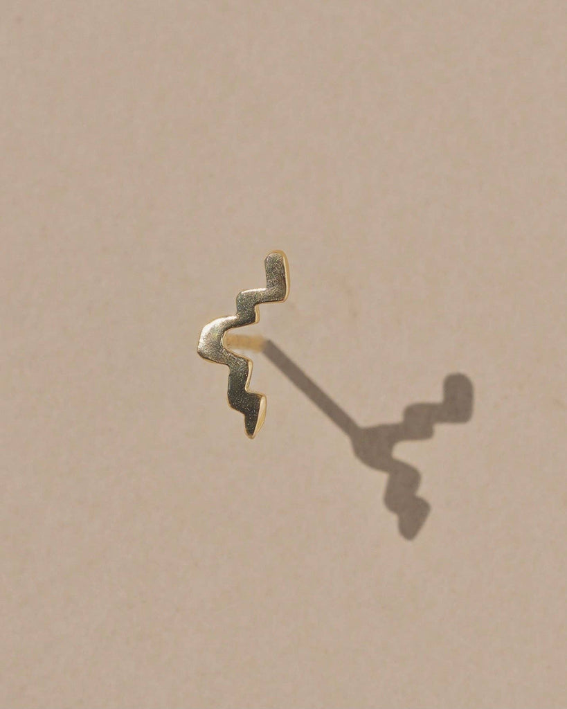 Mountainside Jewelry - Ruins Earrings: Gold Vermeil