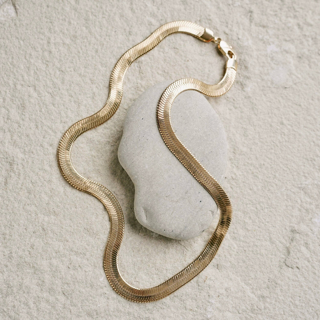 Mountainside Jewelry - Cleo Necklace: 18k Goldfill