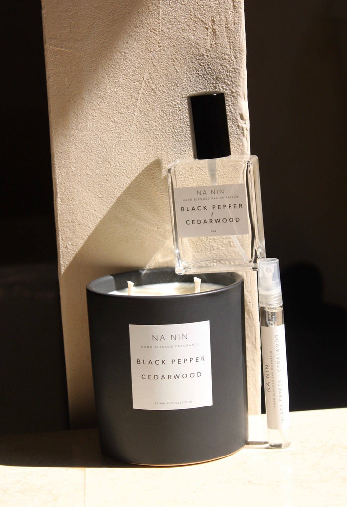 Na Nin - Black Pepper & Cedarwood Candle / 5oz