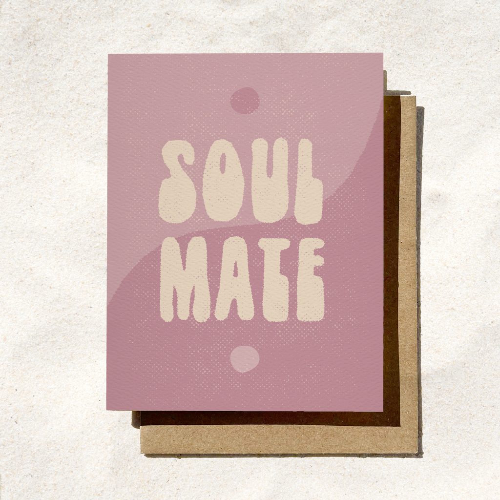 Daydream Prints - Soul Mate For Ever Card | Friendship Card | Best Friend Card