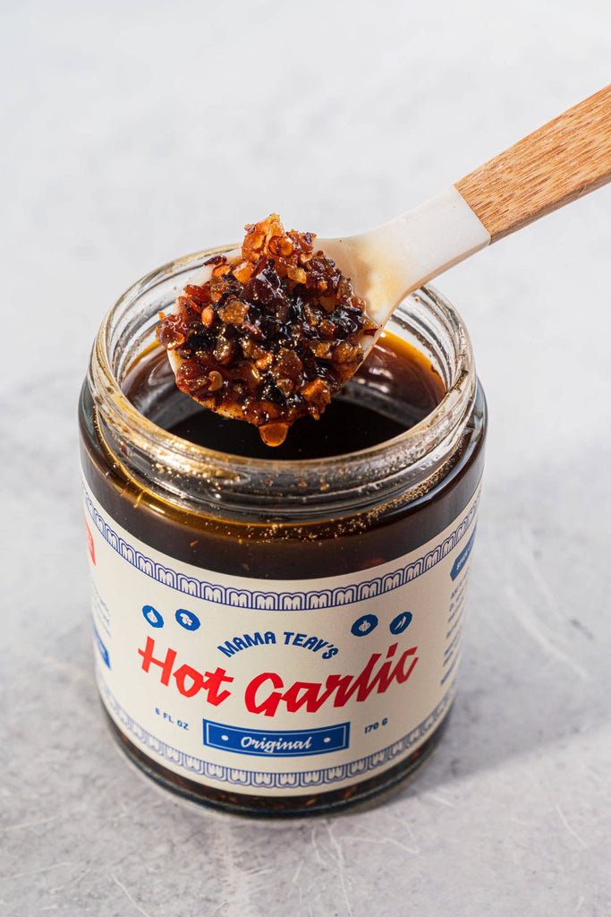 Mama Teav's - Hot Garlic Chili Crisp - ORIGINAL (OG) - All Natural