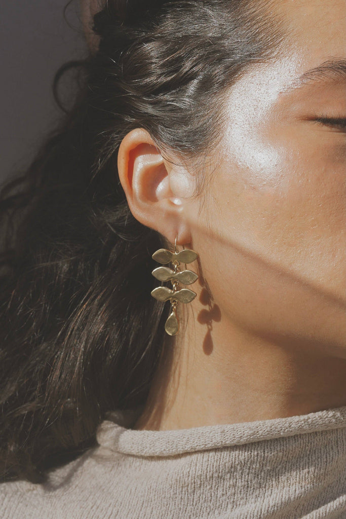 Mountainside Jewelry - Terrace Earrings: Gold Vermeil