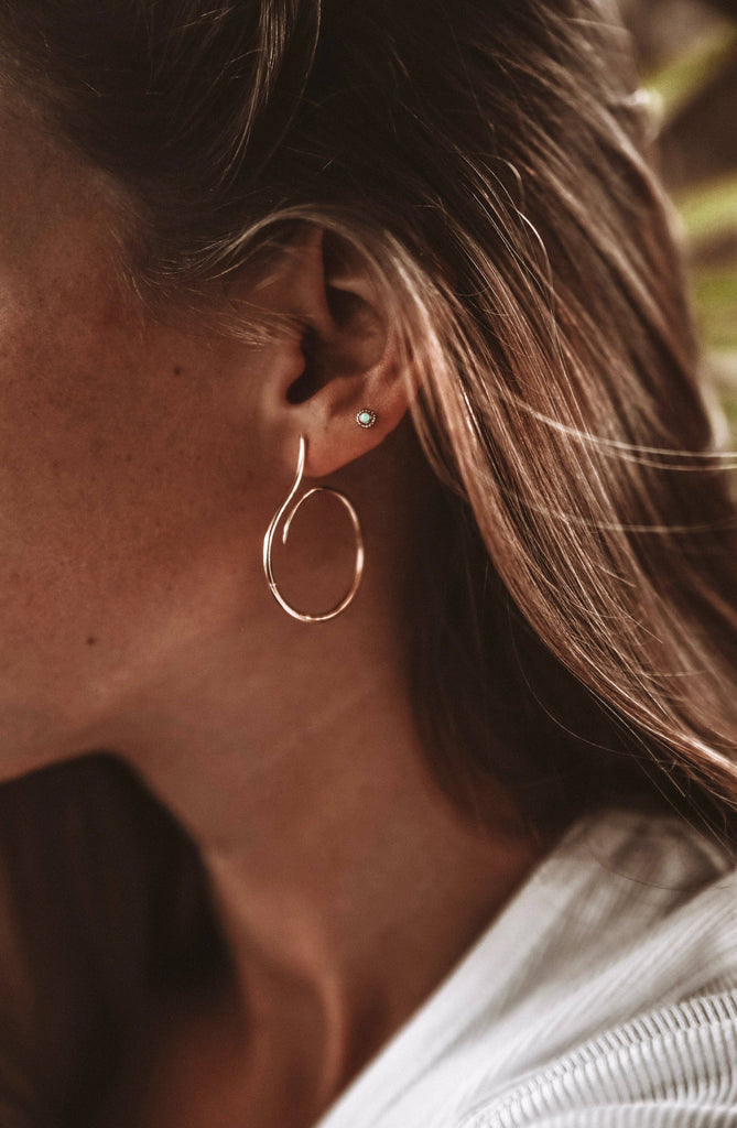 Mountainside Jewelry - Isla Earrings: Gold Vermeil