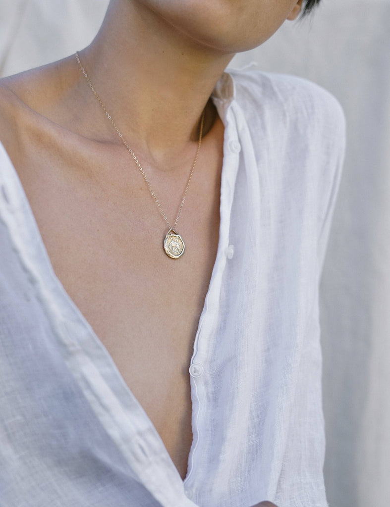 Mountainside Jewelry - Roma Necklace: Cable Chain / 20" / Gold Vermeil