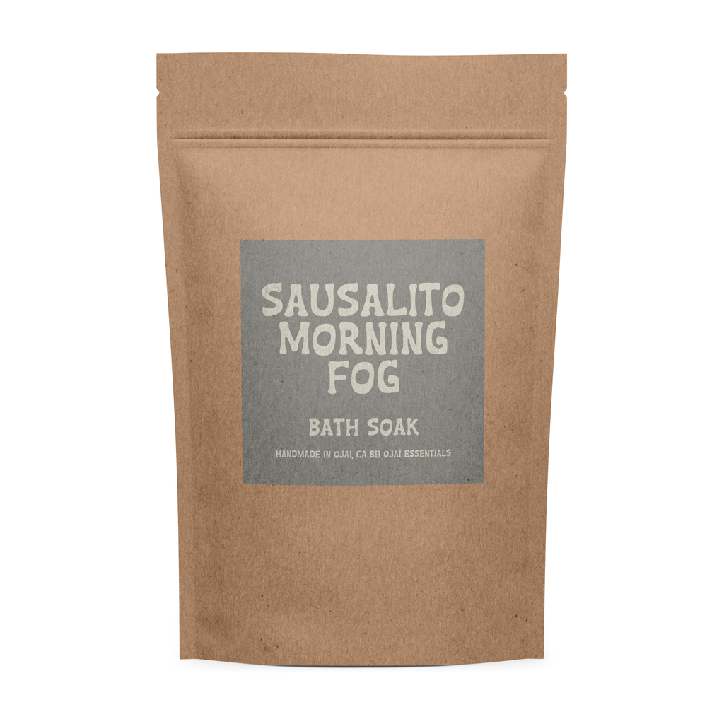 Ojai Essentials - Bath Soak | Sausalito Morning Fog | Salt and Essential Oils: 10 oz