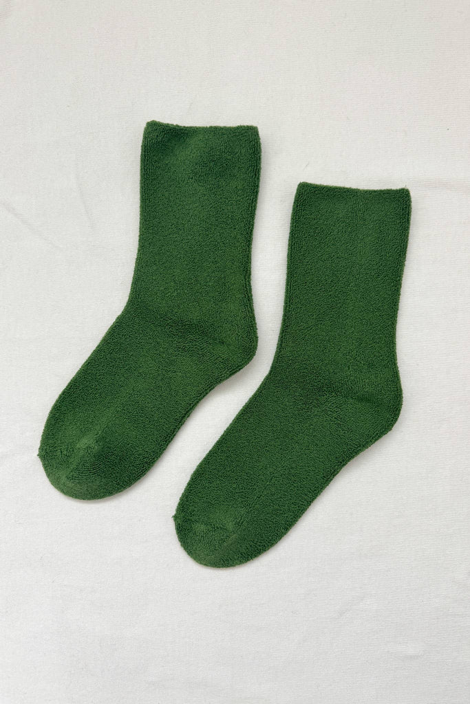 Le Bon Shoppe - Cloud Socks: Green Olive