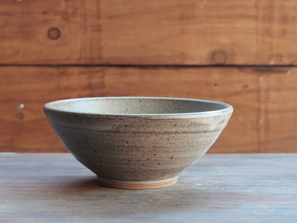 Matt Fishman Pottery - Soup Bowl in Matte Grey Glaze