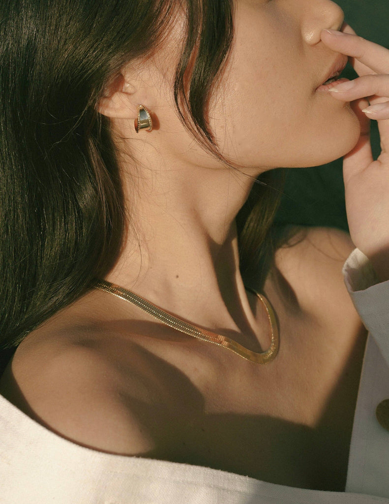 Mountainside Jewelry - Cleo Necklace: 18k Goldfill