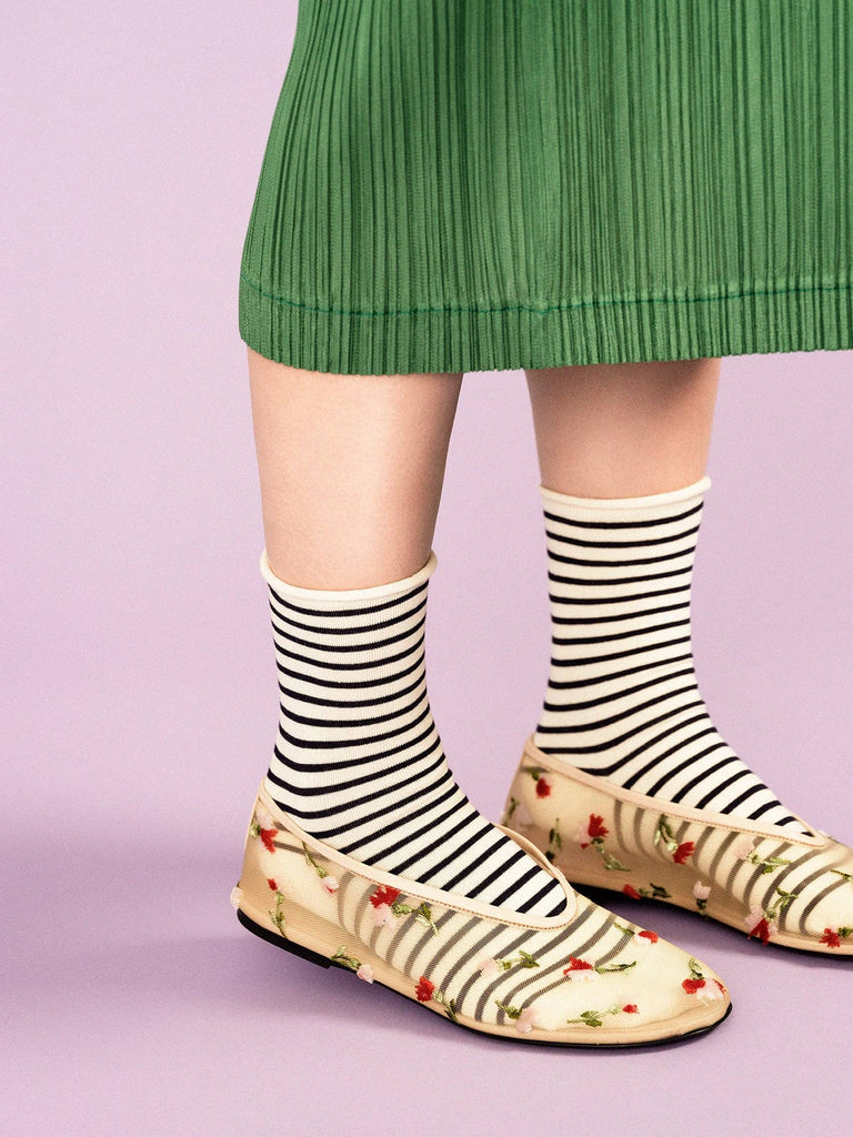 HANSEL FROM BASEL - Nautical Stripe Crew: Pink / OS