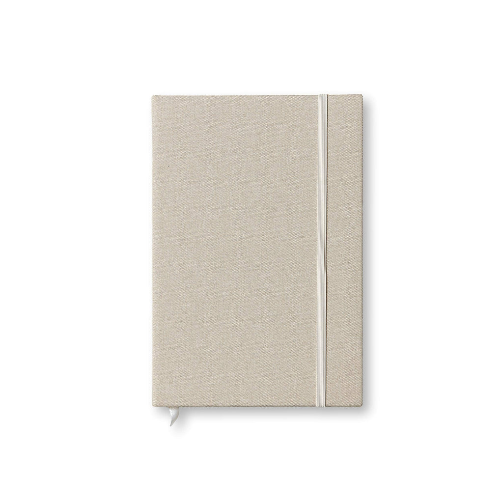 Portage Notebooks - Moderne Hardcover Journal, 224 Quality Blank Pages, 8.5x6": Oatmeal