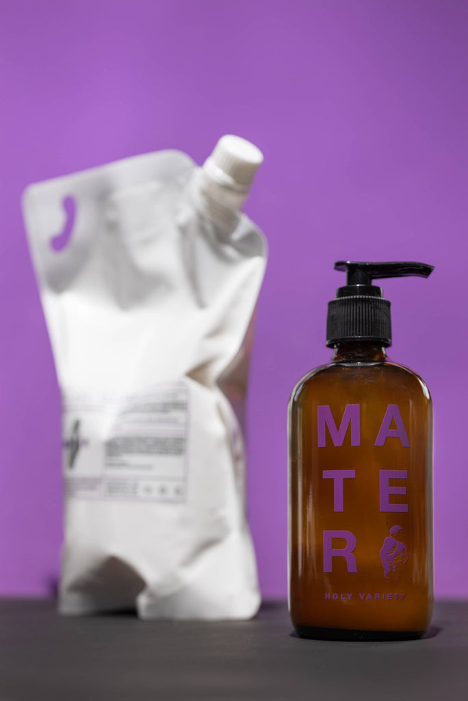 Mater Soap - Holy Soap - Glass Bottle: 8 oz glass