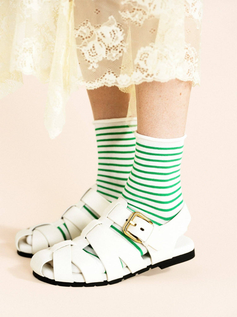 HANSEL FROM BASEL - Nautical Stripe Crew: Blue / OS