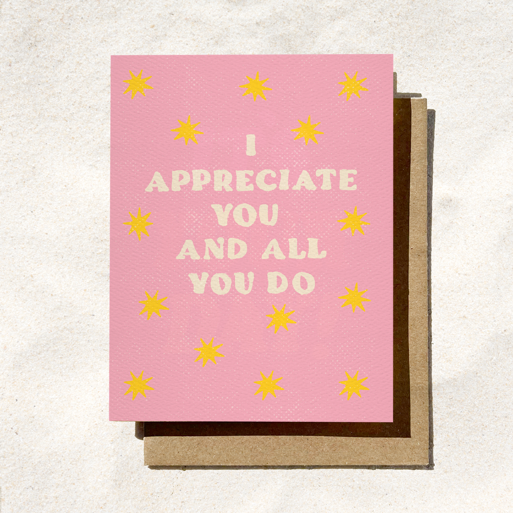 Daydream Prints - I Appreciate You Card | Star Card | Mother’s Day Card