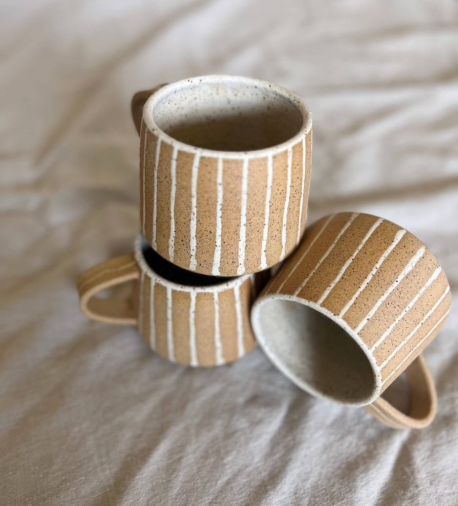 Void & Form Ceramics - Cream Line Mug