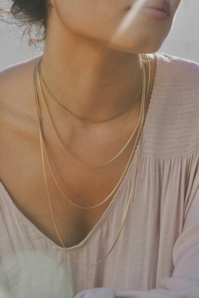 Mountainside Jewelry - Bella Necklace: Thin / 20"