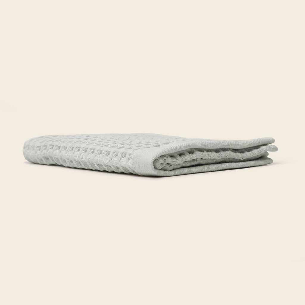 Happy Place Brand - Organic Weightless Waffle Hand Towel: Ash / Individual