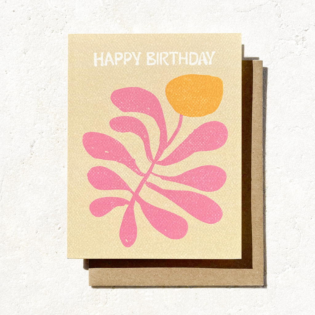 Daydream Prints - Happy Birthday Card | Abstract Flower Card | Spring Card