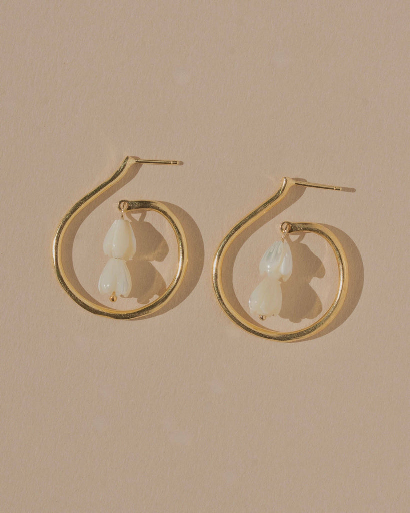 Mountainside Jewelry - Insula Earrings: Gold