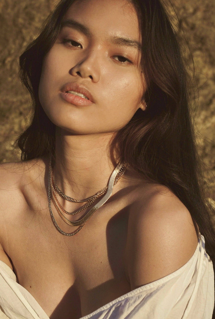 Mountainside Jewelry - Cleo Necklace: 18k Goldfill