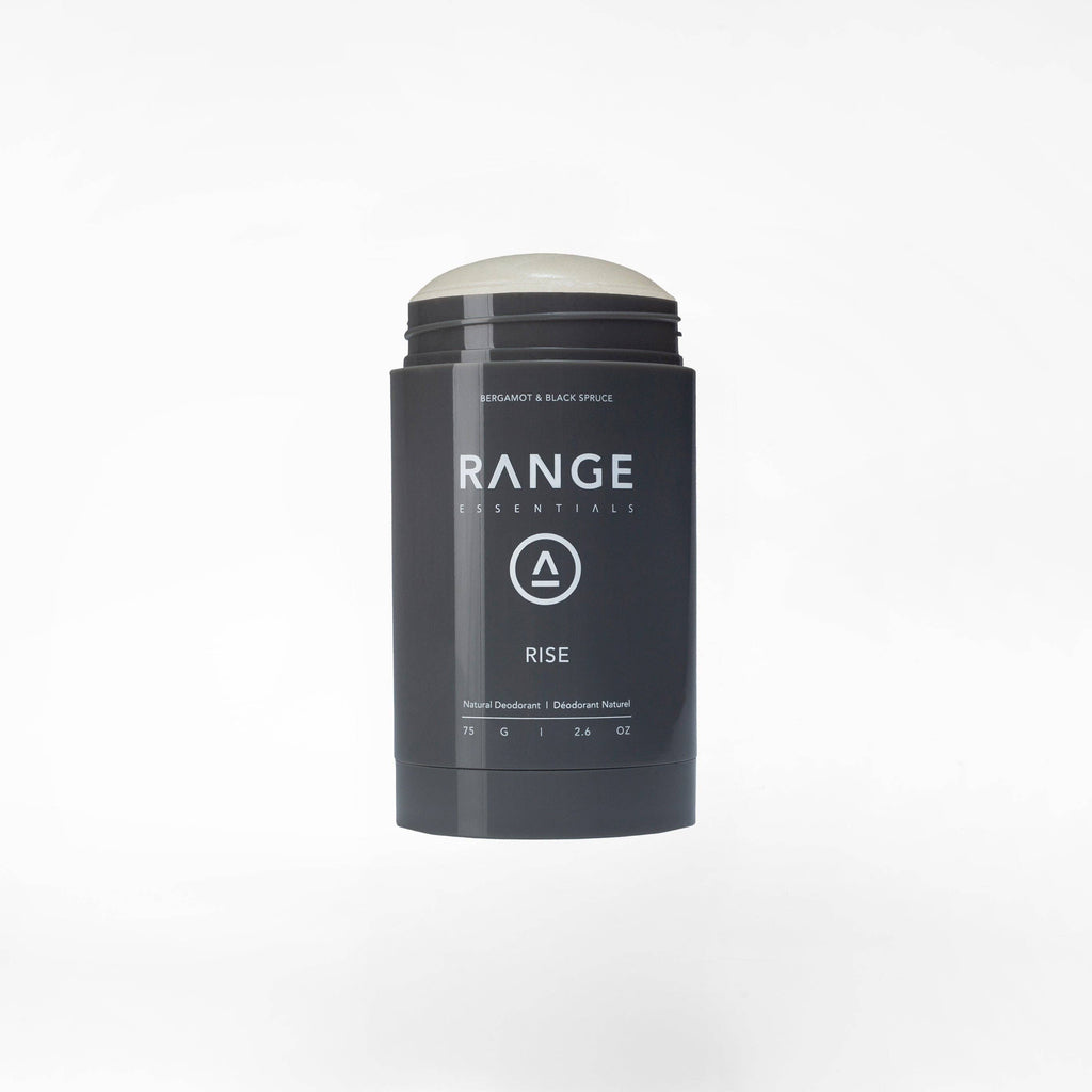Range Essentials - 75 G DEODORANT: RISE: Bergamot & Black Spruce