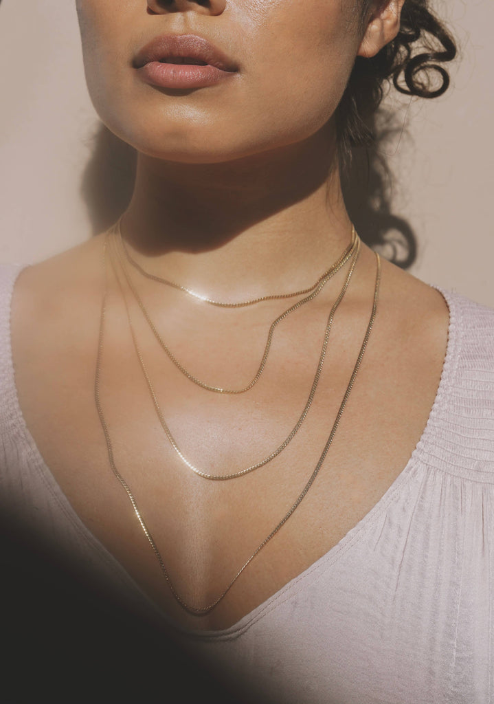 Mountainside Jewelry - Bella Necklace: Thin / 20"