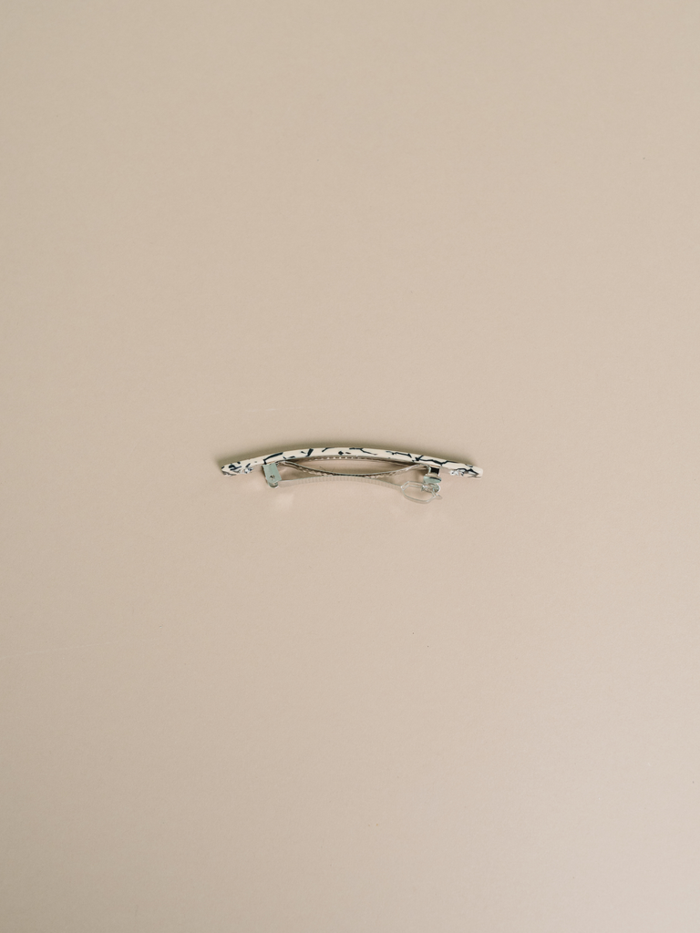 NAT + NOOR - Jela | Alligator Hair Clip | Hair Barrette | Assorted: Brown + Cream Checkered