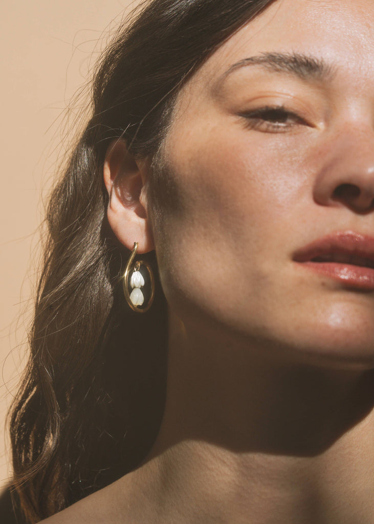 Mountainside Jewelry - Insula Earrings: Gold