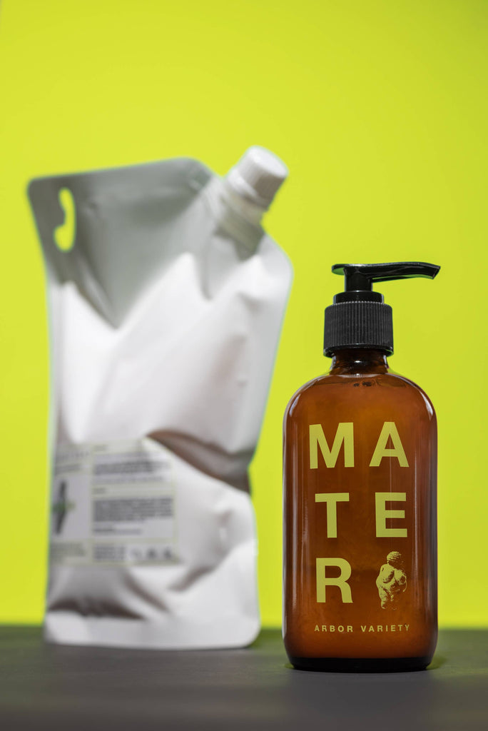 Mater Soap - Arbor Soap - Glass Bottle: 8 oz Glass