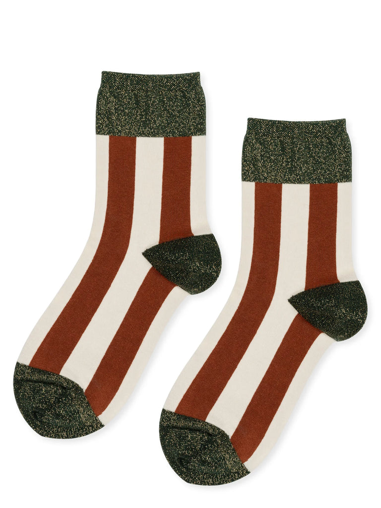 Hansel From Basel- Buro Crew Socks, cinnamon