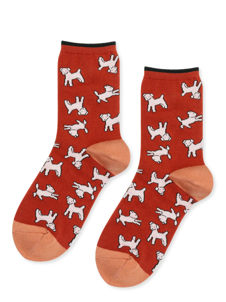 Hansel from Basel- Raining Cats and Dogs Crew Socks