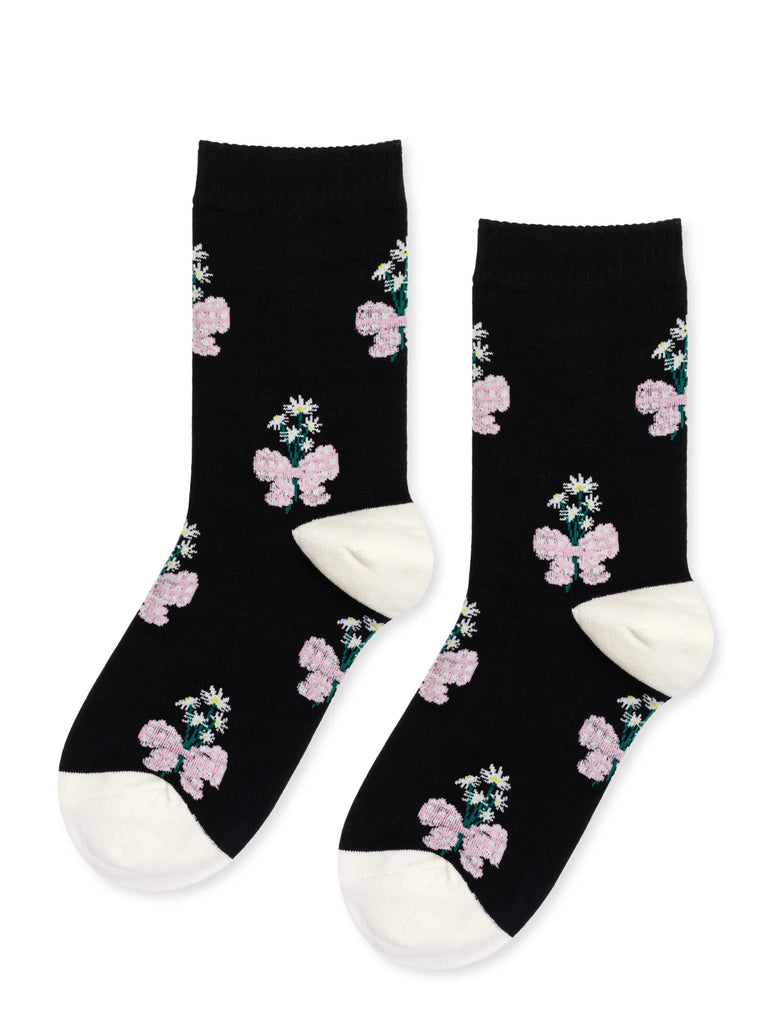 Hansel From Basel- Bluebells Crew Socks, Black
