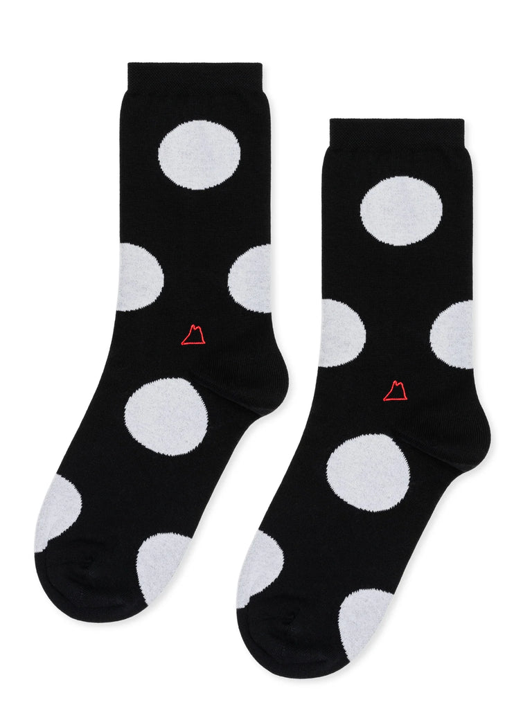 Hansel from Basel- Rie Crew Socks, MENS, Black