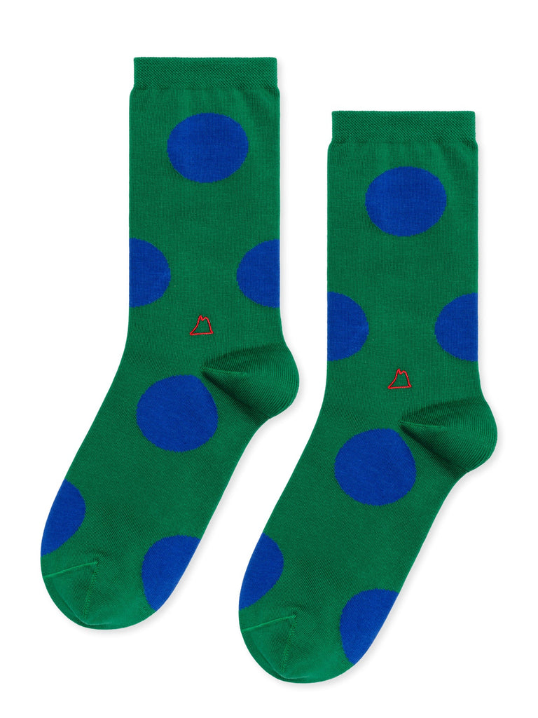 Hansel from Basel- Rie Crew Socks, MENS, Green