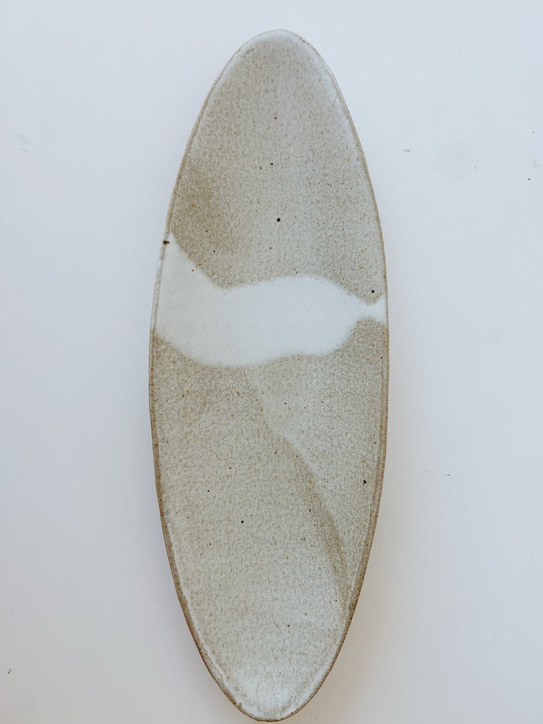 Colleen Hennessey - Canoe Dish, Matte Pale Grey / A